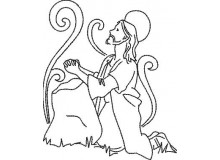 Stickdatei - Moments with Jesus beten